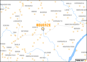 map of Bouenzé