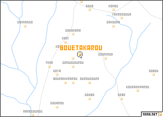 map of Boué Takarou