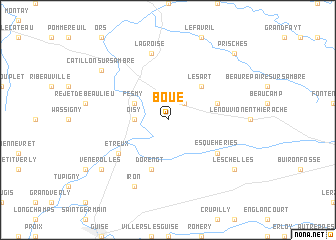 map of Boué