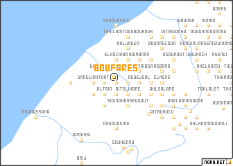 map of Bou Fares