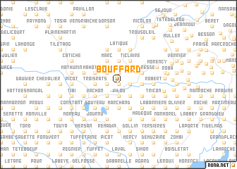 map of Bouffard