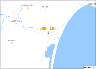 map of Bou Ficha