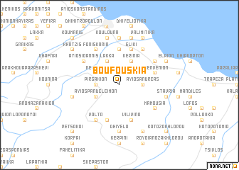 map of Boufoúskia