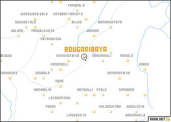 map of Bougaribaya