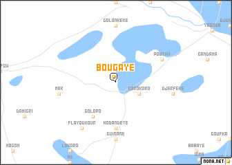 map of Bougaye
