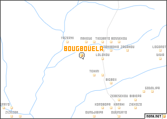 map of Bougbouéla