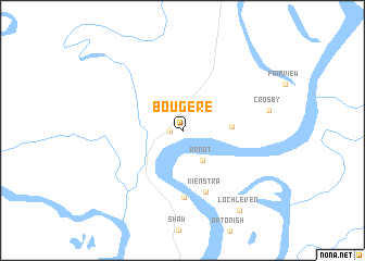 map of Bougere