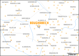 map of Bou Ghabech