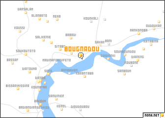 map of Bougnadou