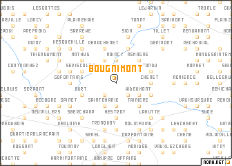 map of Bougnimont