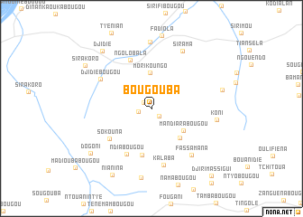 map of Bougouba
