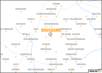 map of Bougouba