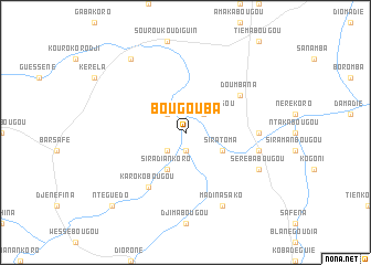 map of Bougouba