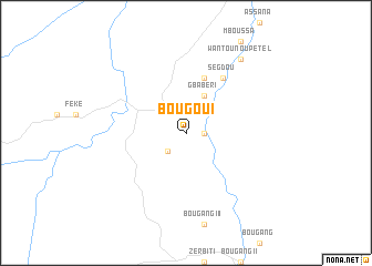 map of Bougoui