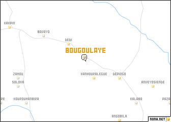 map of Bougoulaye