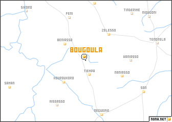map of Bougoula