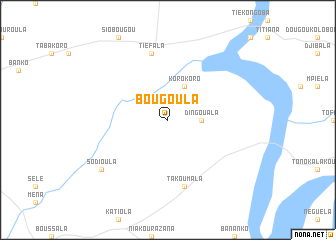 map of Bougoula