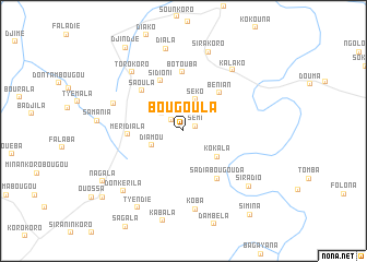 map of Bougoula