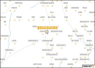 map of Bougounam