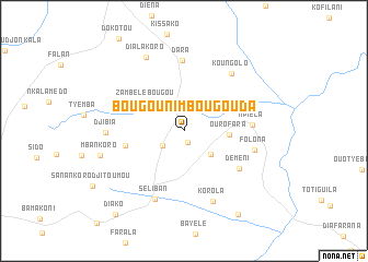 map of Bougounimbougouda