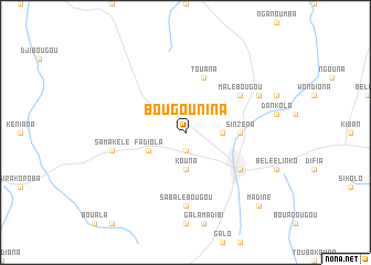 map of Bougounina