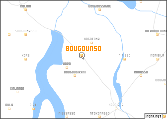 map of Bougounso