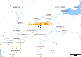 map of Bougountineti