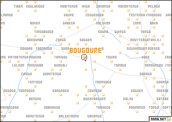 map of Bougouré