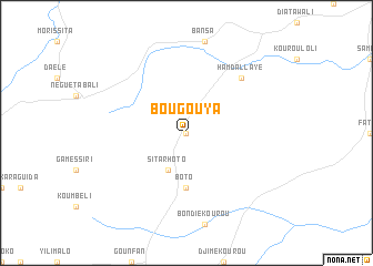 map of Bougouya