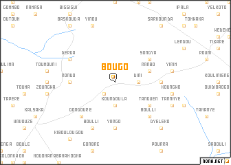 map of Bougo