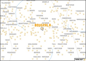 map of Bougrala