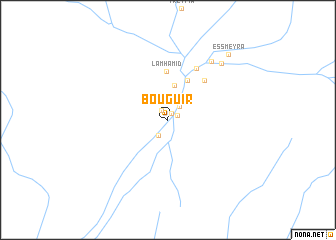 map of Bou Guir