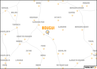 map of Bougui