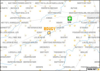 map of Bougy