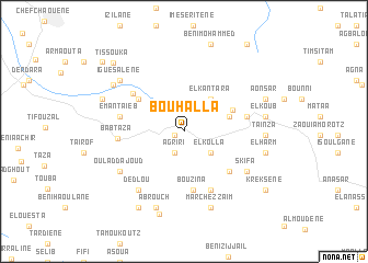 map of Bouhalla