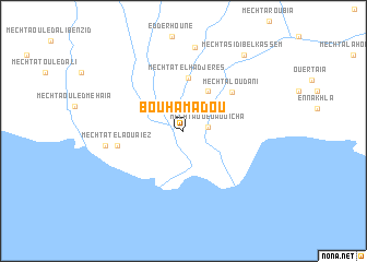 map of Bou Hamadou