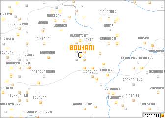 map of Bou Hani