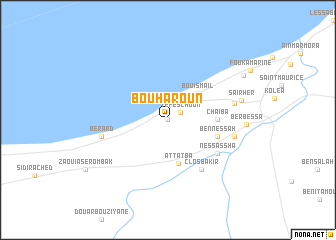 map of Bou Haroun