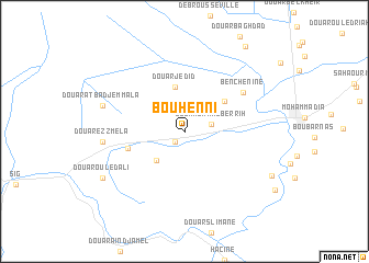 map of Bou Henni