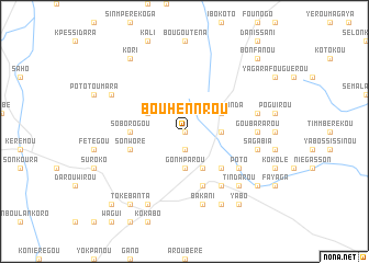 map of Bouhennrou
