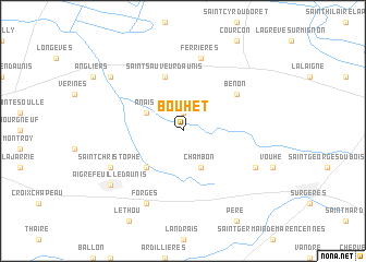 map of Bouhet