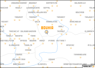 map of Bouhia