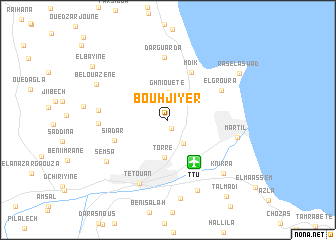 map of Bou Hjiyer