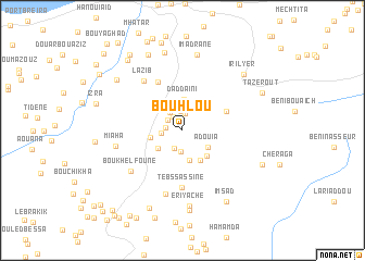 map of Bou Hlou