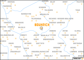 map of Bouhrich