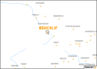 map of Bou Ichlif