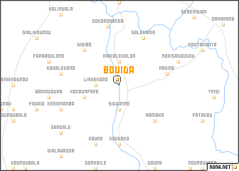 map of Bouïda