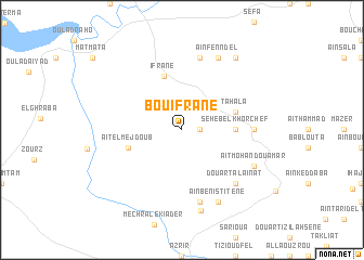 map of Bou Ifrane