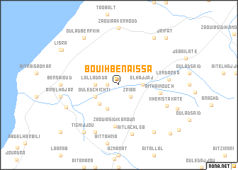 map of Bouih Ben Aïssa