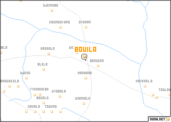 map of Bouila